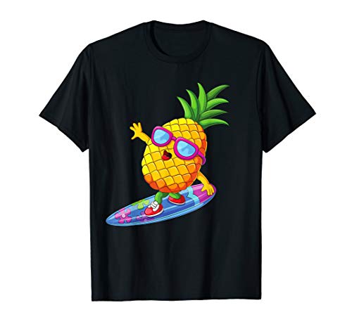 Ananas Sonnenbrille Aloha Strände Hawaii Kids T-Shirt von Aloha Beach Ananas Geschenk Für Kinder