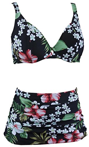 Aloha-Beachwear Damen Bügel-Bikini A1408 Mehrfarbig Gr. 40 von Aloha-Beachwear