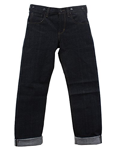 Aloha-Beachwear Herren Worker Rockabilly Jeans Pants Work 1950's Vintage 50er Japanese Denim, Blue blau (W40/L34) von Aloha-Beachwear