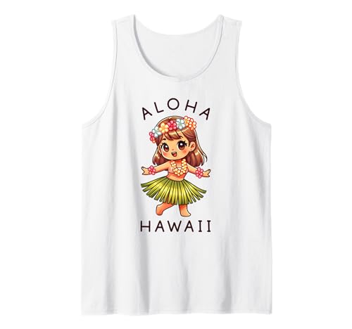 Aloha Hawaii Hawaii Cute Hula Dance Dancer Girl Kids Girls Tank Top Aloha Hawaii Hawaii Cute Hula Dance Dancer Girl Kids Girls Tank Top von Aloha Hawaii Hawaiian Island Hula Dancer Shirt