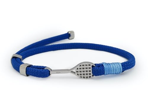 Aloha Armband Tennis Schläger Geschenkidee Herren Damen Verstellbare Kordel Stahl, TU, Edelstahl, Kein Edelstein Aloha Armband Tennis Schläger Geschenkidee Herren Damen Verstellbare Kordel Stahl, TU, Edelstahl, Kein Edelstein von Aloha