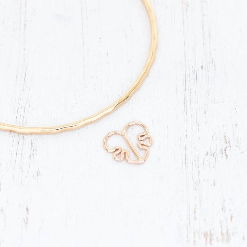 Add On - Charm Only Monstera Blatt Anhänger, Hand Gebogen Handgefertigt in Hawaii Mit Aloha von AlohaMadeJewelry
