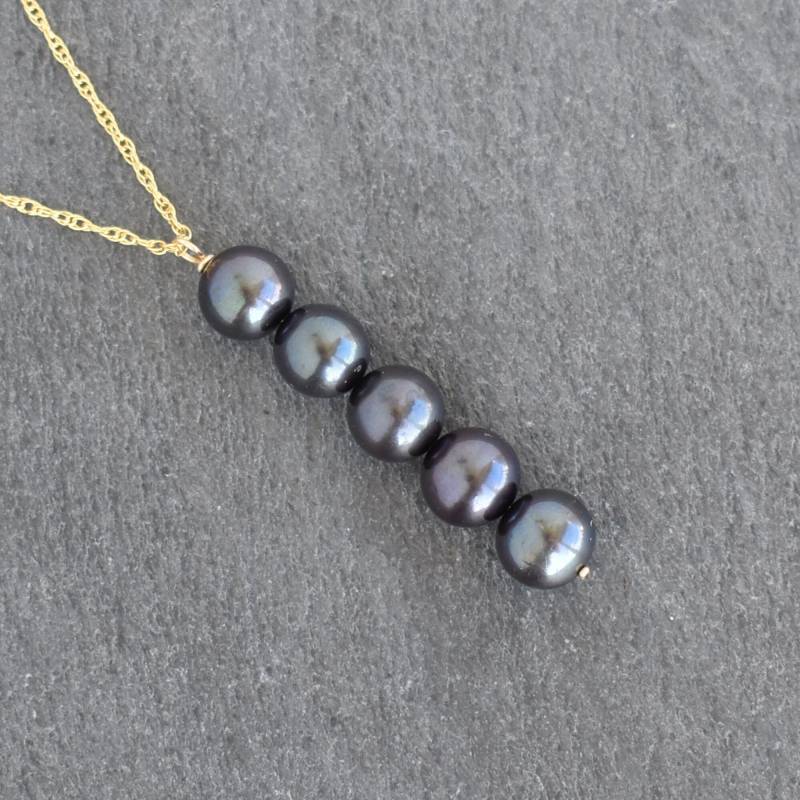 statement Fünf Perlen Anhänger Halskette, Fünf Floating Pearl Made in Hawaii statement Fünf Perlen Anhänger Halskette, Fünf Floating Pearl Made in Hawaii von AlohaMadeJewelry