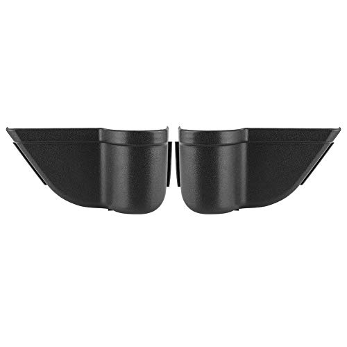 Alomejor 2PCS-Autotür Organizer Taschen Vordertür Aufbewahrungsbox Seiteneinsatzfach Compact Design Easy Installation ohne Bohrungen mit Einer Rutschfutter für JK JKU 2011-2018 Benötigt von Alomejor