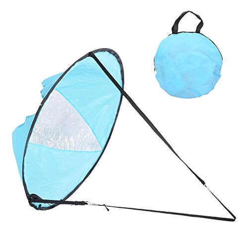 Alomejor Kajaksegel Vorwind Wind Segel Paddle Board Instant Popup für Kajak Boot Segelboot Kanu(Blauer See) von Alomejor