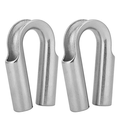 Seil Fingerhut Edelstahl Rohr Fingerhut f¨¹r 6 mm 7 mm 8 10 12 15 18 20 22 24 Seil(7mm-2St) von Alomejor