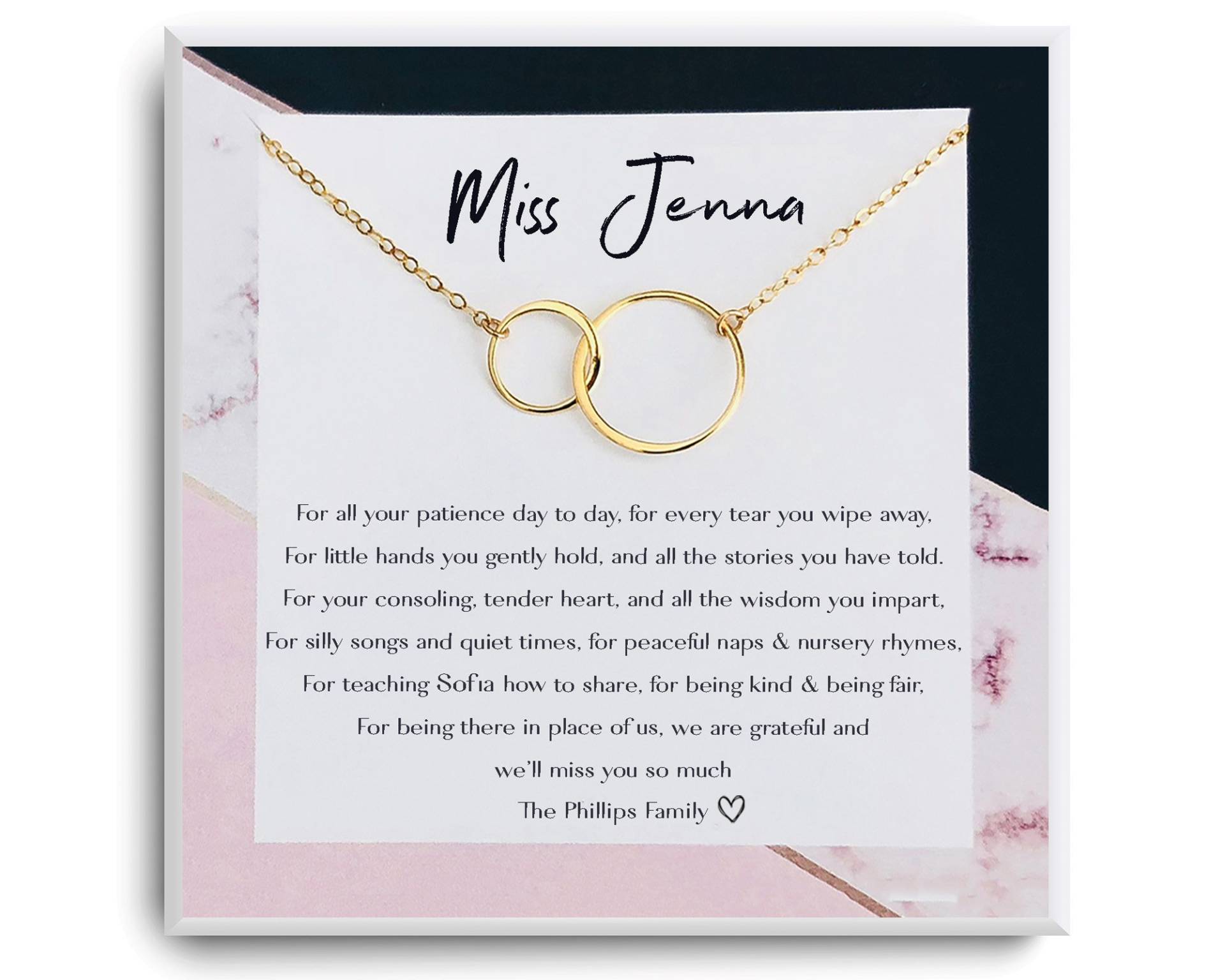 Babysitter Geschenk Kindermädchen Vorschullehrer Kita-Anbieter Kinderpfleger Wertschätzung Geburtstagsgeschenk von Aloralinks