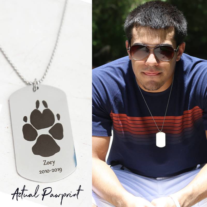 Haustier Verlust Halskette - Erinnerung Geschenk Eines Haustieres Hunde Memorial Schmuck Geschenke Für Männer Anteilnahme Erinnerungsschmuck, Trauer von Aloralinks