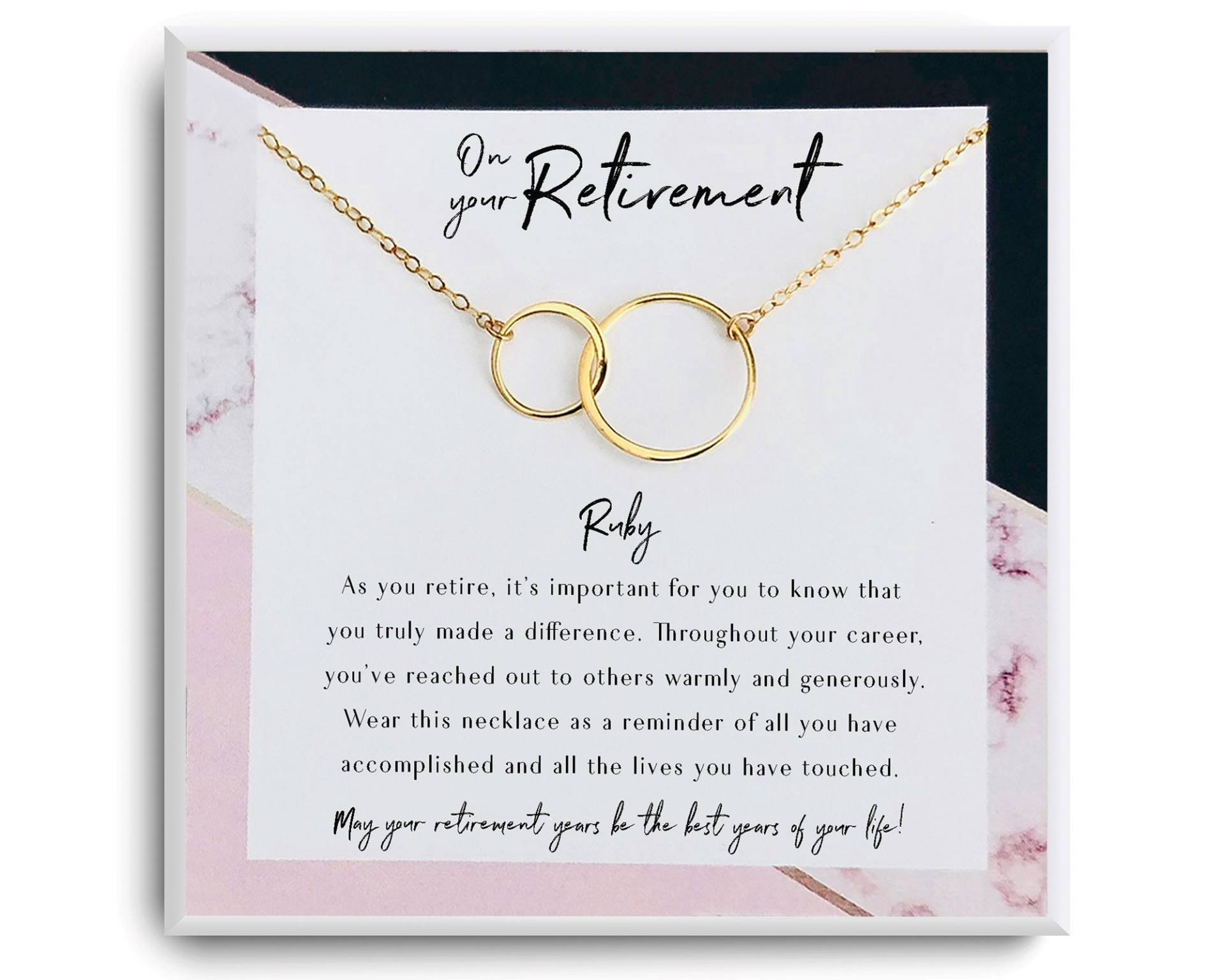 Ruhestandsgeschenke Für Frauen Halskette - Krankenschwester Ruhestandsgeschenk Abschiedsgeschenk Schmuck Von Kollegen von Aloralinks