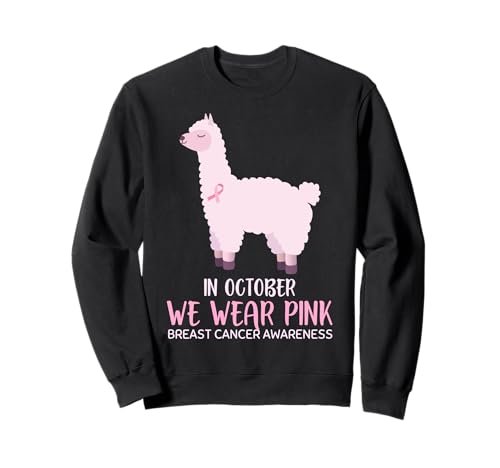 Tragen Sie diesen Oktober Pink Alpaka Brustkrebs Bewusstsein Frauen Sweatshirt Tragen Sie diesen Oktober Pink Alpaka Brustkrebs Bewusstsein Frauen Sweatshirt von Alpaca Breast Cancer Survivor Pink Outfit October
