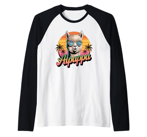 Herren Alpaca Lover Retro Vatertag Alpappa Cool Raglan Herren Alpaca Lover Retro Vatertag Alpappa Cool Raglan von Alpaca Dad Vibes By Alpappa Retro Apparel