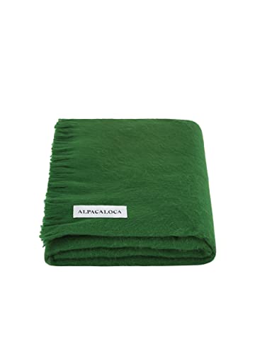 Alpaca Loca Unisex 402 Spring Green Scarf, Grün, One Size von Alpaca Loca