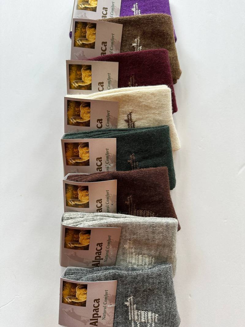 Kurze Socken Aus Alpakawolle von AlpacaEmporium