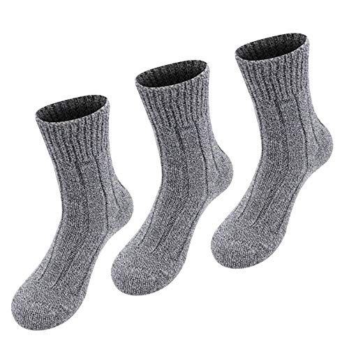 Alpaka Kuschelsocken Wintersocken Damen & Herren 3-Pack von AlpacaOne