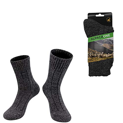 Alpaka Socken Wintersocken Kuschelsocken Damen & Herren 1 Paar von AlpacaOne