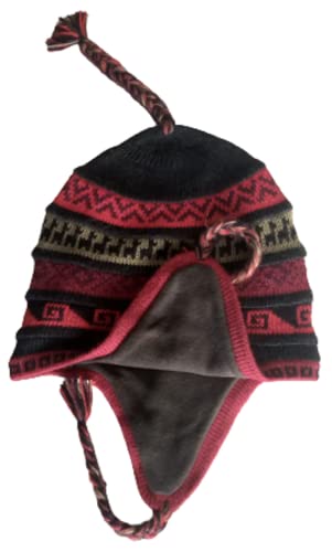 Alpacaandmore Peruanischer Chullo aus 100% Alpakawolle mit Vlies,Einheitsgrösse, Mehrfarbig Alpacaandmore Peruanischer Chullo aus 100% Alpakawolle mit Vlies,Einheitsgrösse, Mehrfarbig von Alpacaandmore