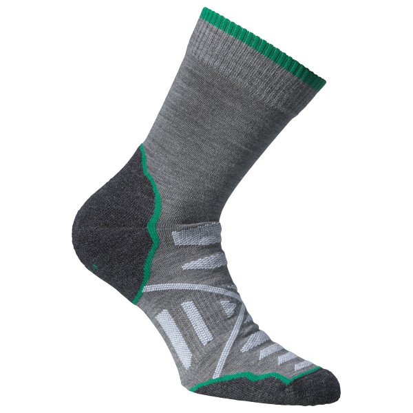 Alpacasocks&Co - Hikinh Sport 2-Pack - Wandersocken Gr 45-48 grau von Alpacasocks&Co