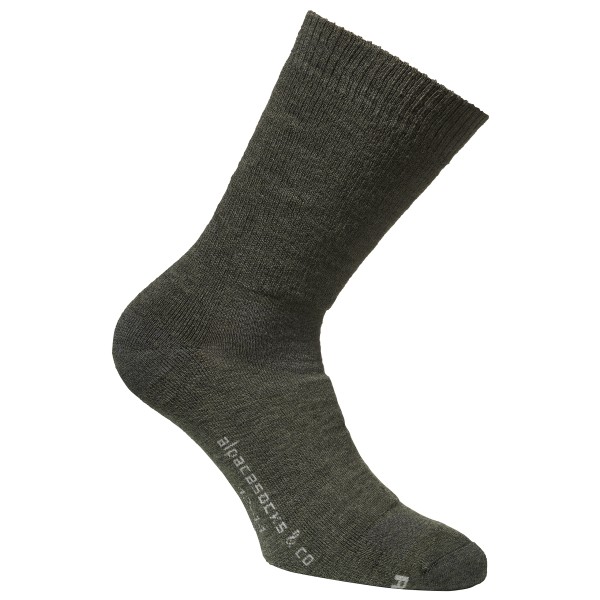 Alpacasocks&Co - Merino Hiking 2-Pack Solid - Merinosocken Gr 45-48 grau von Alpacasocks&Co