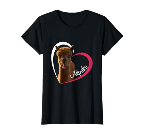 Lustiges Alpaka Geschenk für Frauen und Kinder, Herz, Blume T-Shirt Lustiges Alpaka Geschenk für Frauen und Kinder, Herz, Blume T-Shirt von Alpaka Lama Herz-Liebes-Design-Geschenk