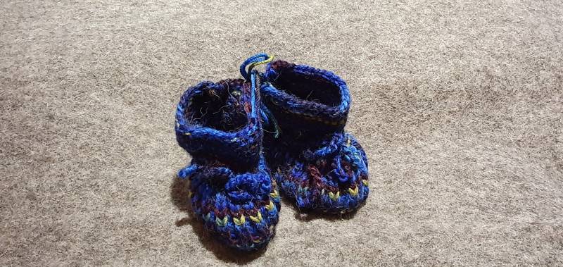 Babyschuhchen, Blau Babyschuhchen, Blau von AlpakashopTraumweide