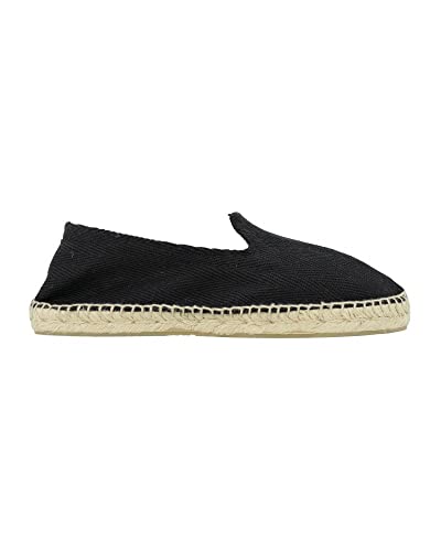 ALPARGATUS Espadrilles aus Segeltuch, handgefertigt in Spanien, Schwarz , 43 EU von Alpargatus