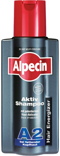 Alpecin Aktiv Shampoo A2 - fettende Kopfhaut 250 ml von Alpecin