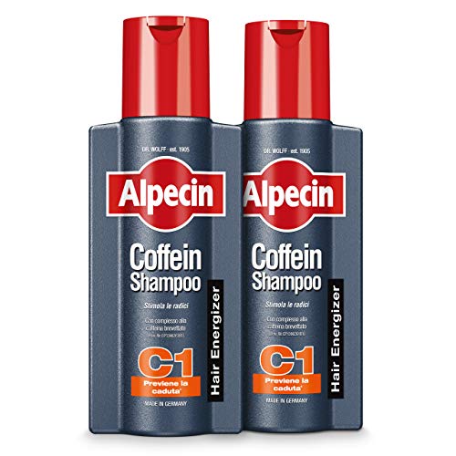 Alpecin Coffein Shampoo C1 2 x 250 ml | Anti-Haarausfall Shampoo für Männer von Alpecin