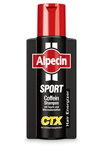 Alpecin Sport Coffein-Shampoo CTX, 1 x 250 ml - bei sportlicher Belastung - Energie für kräftiges Haar - Haarpflege für Männer - Made in Germany von Alpecin