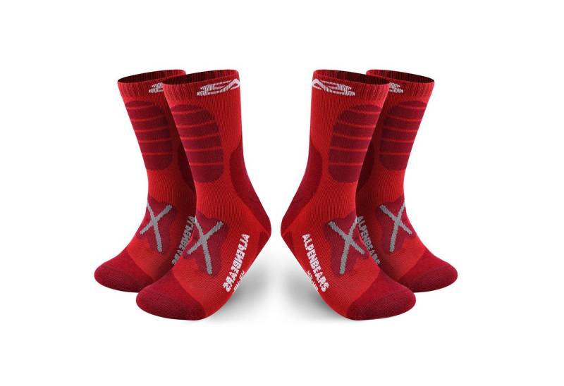 Alpen Bears Wandersocken 2er-Set Socken braun Gr. L (2-Paar) Funktionssocken Sportsocken Trecking Wandersocken Outdoor Socken von Alpen Bears