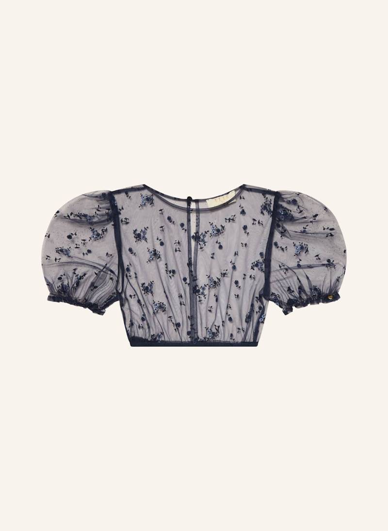 Alpenherz Dirndlbluse Cora blau von AlpenHERZ