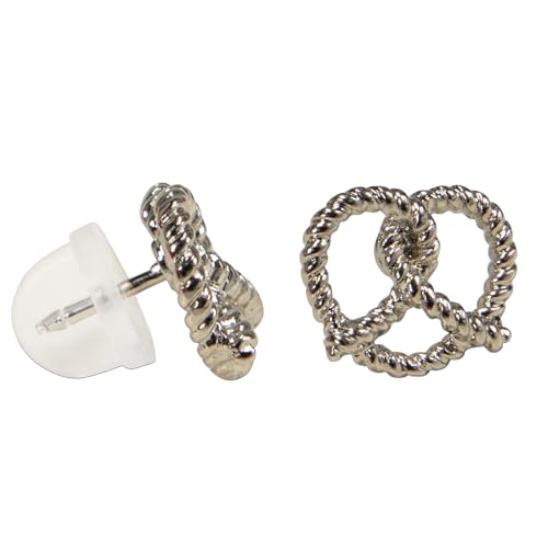 Alpenflüstern Ansteck-Pin 2er-Set Breze gezwirbelt - Trachten-Anstecker, Trachtenschmuck für Damen und Herren (silber-farben) API133 von Alpenflüstern