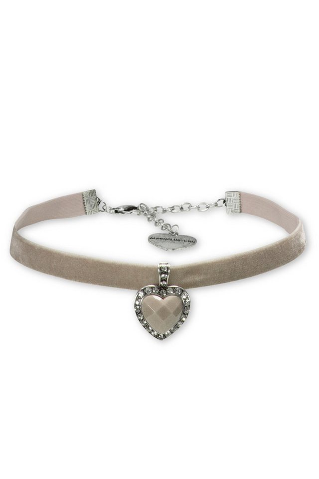 Alpenflüstern Kette mit Anhänger Kropfband - HERZDIAMANT - von Alpenflüstern