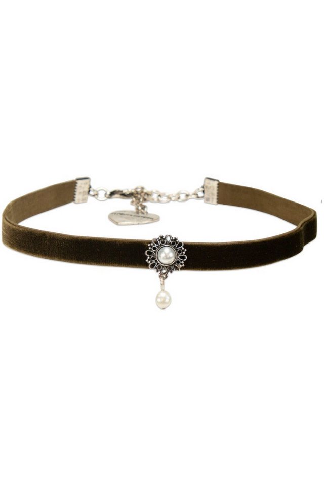 Alpenflüstern Kette mit Anhänger Kropfband - PERLENBLÜTE - von Alpenflüstern