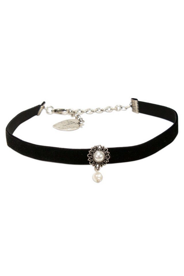 Alpenflüstern Kette mit Anhänger Kropfband - PERLENBLÜTE - von Alpenflüstern