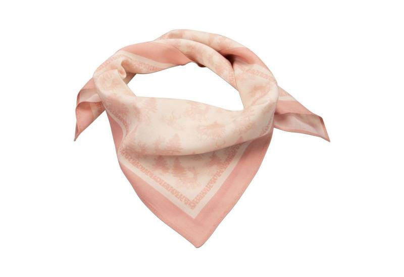 Alpenflüstern Nickituch Trachten-Nickituch Hirsch im Wald Toile de Jouy (rosa-ros) von Alpenflüstern