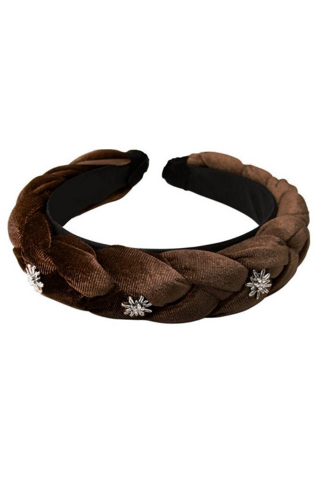 Alpenflüstern Schmuckset Haarreifen - EDELWEISS von Alpenflüstern