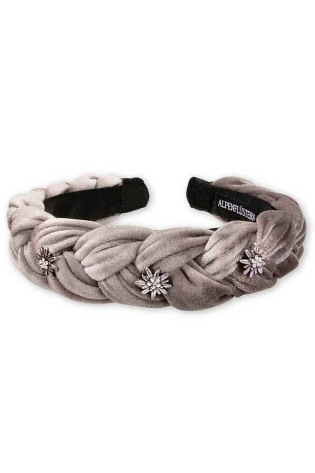 Alpenflüstern Schmuckset Haarreifen - EDELWEISS von Alpenflüstern