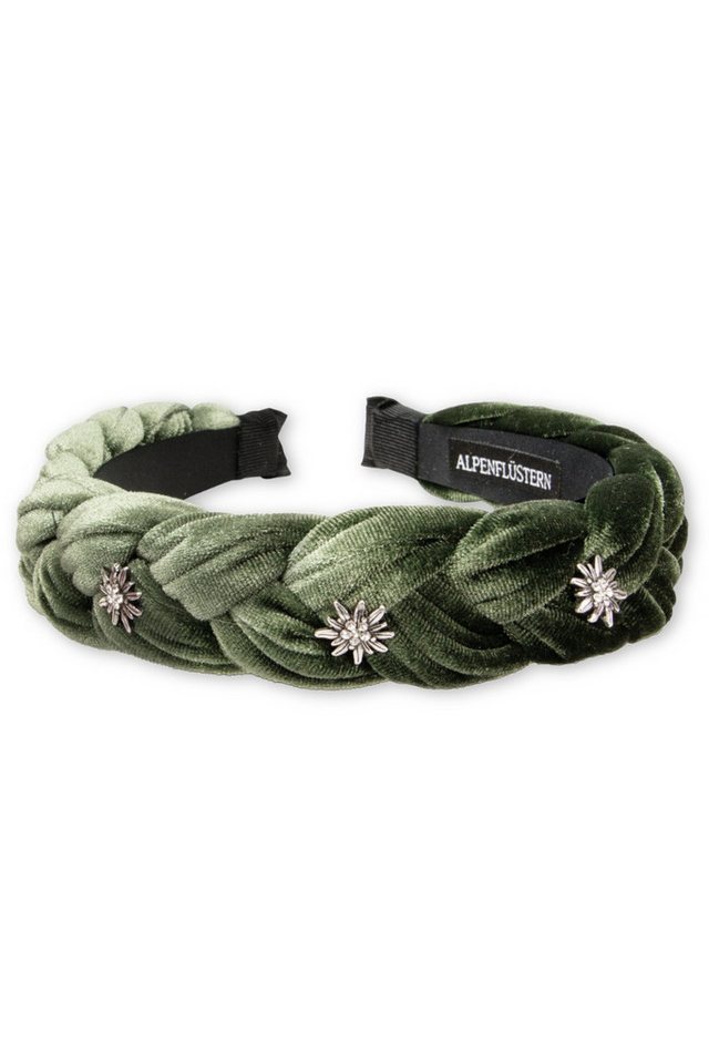 Alpenflüstern Schmuckset Haarreifen - EDELWEISS von Alpenflüstern
