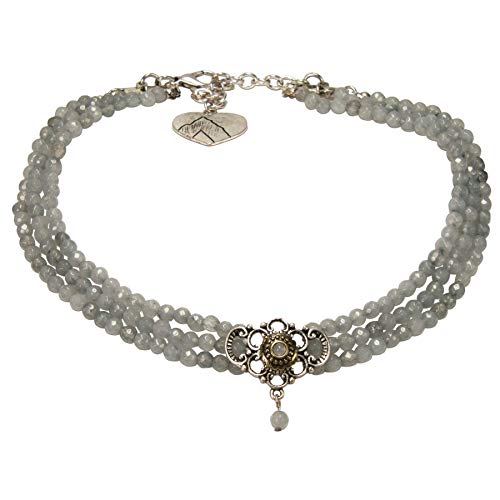 Alpenflüstern Trachten-Perlen-Kropfkette Hedwig - nostalgische Trachtenkette Damen-Trachtenschmuck Dirndlkette grau DHK190 Alpenflüstern Trachten-Perlen-Kropfkette Hedwig - nostalgische Trachtenkette Damen-Trachtenschmuck Dirndlkette grau DHK190 von Alpenflüstern