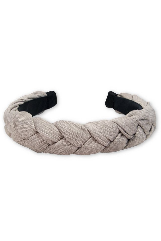 Alpenflüstern Trachtenhut Haarreifen - LEINEN-OPTIK von Alpenflüstern