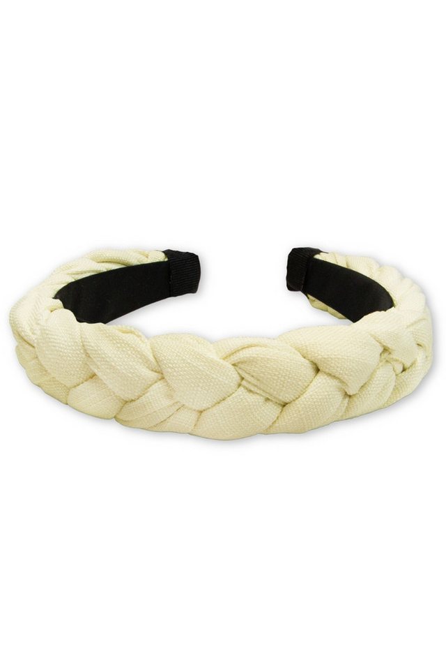 Alpenflüstern Trachtenhut Haarreifen - LEINEN-OPTIK von Alpenflüstern