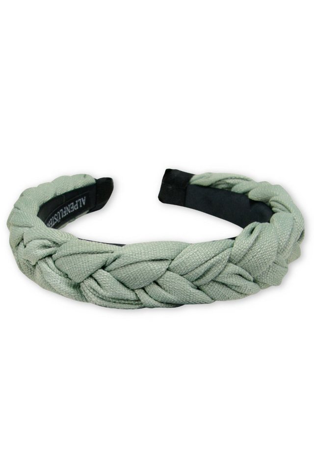 Alpenflüstern Trachtenhut Haarreifen - LEINEN-OPTIK von Alpenflüstern