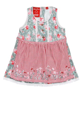 Bondi Dirndl ´Blumenallover´, Green 104 Tracht Baby Mädchen Artikel-Nr.86846 von Alpenglück