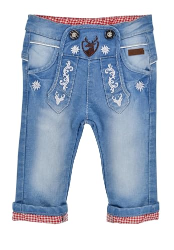 Bondi Jeanshose ´Gipfelkraxler´, Blue Denim 110 Tracht Baby Jungs Artikel-Nr.91725 von Alpenglück