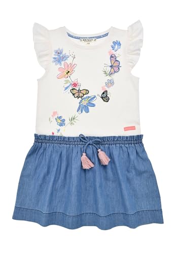 Bondi Kleid ´Blumenranke´, Blue Denim 116 Blue Pataya Flower Vibes Artikel-Nr.37837 von Alpenglück