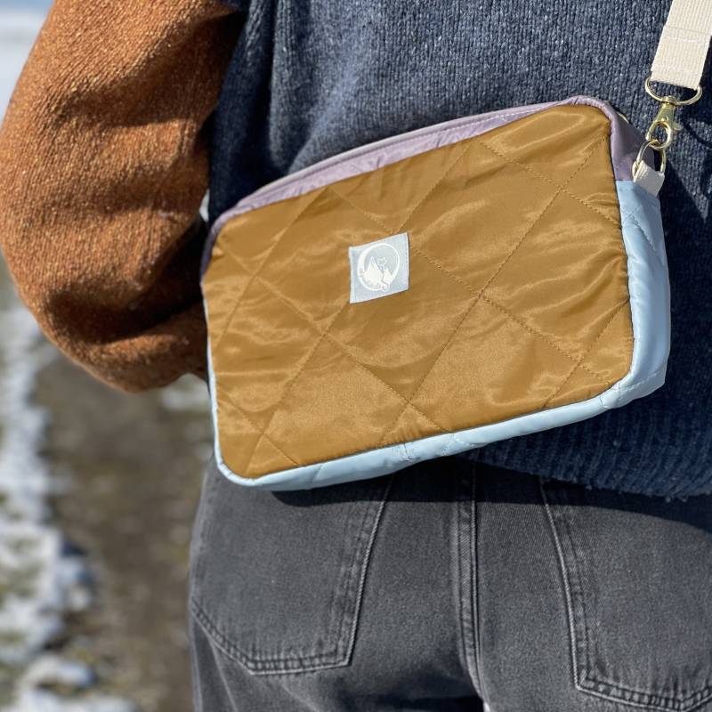 stepptasche/Colorblocktasche Gesteppte Tasche von Alpenkaetzle