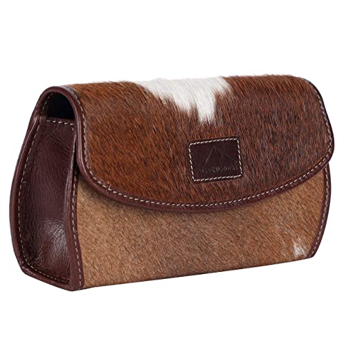 Alpenleder Brillenetui STRIEZI – Echt Leder Brille Etui – Großes magnetisches Sonnenbrillenetui für Damen und Herren *Made in Germany* (18 x 10 x 5 cm, Kuhfell) von Alpenleder