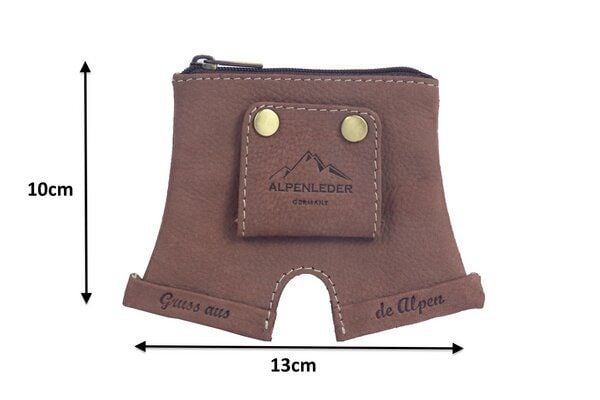 Alpenleder Geldbörse WIESNBUX Lederhose von Alpenleder
