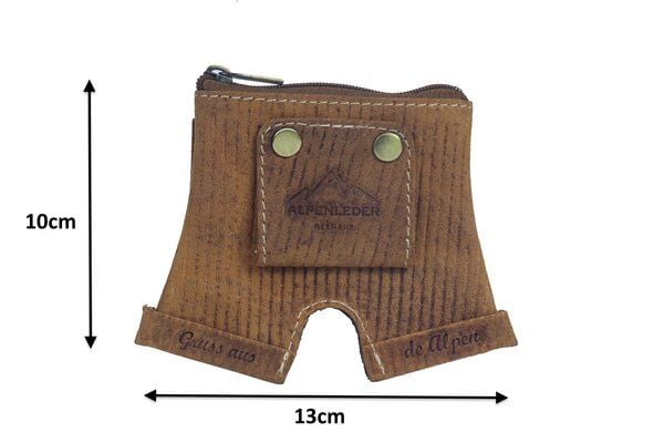 Alpenleder Geldbörse WIESNBUX Lederhose von Alpenleder