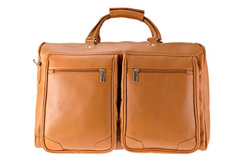 Alpenleder Reisetasche - Milano (Handgefertigt) - Nachhaltiges Bio-Leder aus regionaler Landwirtschaft | Weekender, Reisetaschen für Damen & Herren Leder*Fair Produziert* (47.5x25x32.5cm, 40L, Natur) von Alpenleder